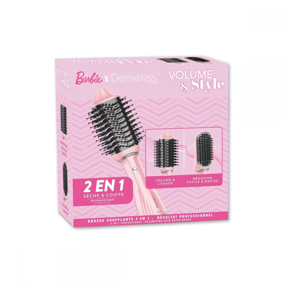 VOLUME & STYLE BARBIE - Ηλεκτρική Βούρτσα με Αέρα 2 σε 1 1200 W