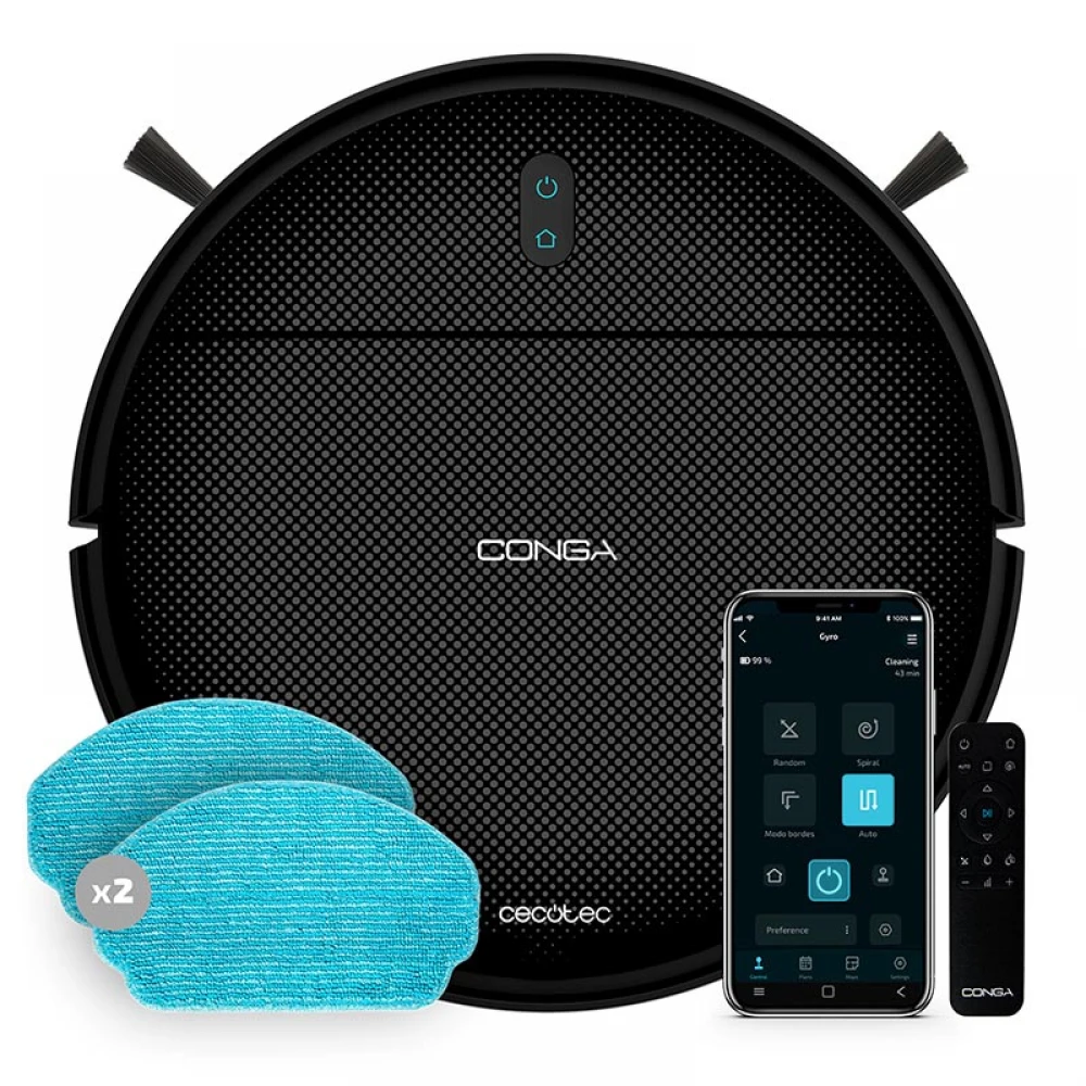 CONGA 999 ORIGIN X-TREME 05866 - Wi-Fi Σκούπα Ρομπότ 5 σε 1