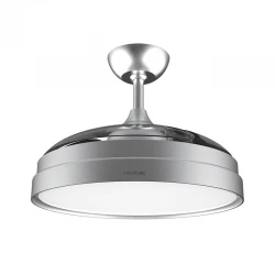 ENERGYSILENCE AERO  4280 INVISIBLE STEEL 05994 - Ανεμιστήρας Οροφής 2 Σε 1 40 W | 106 cm