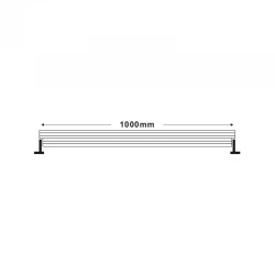 LED WALLWASHER 36W, 2880lm, 4000K,  15° x 60°, 1m, IP66, 3 years warranty with fast connectors ACA