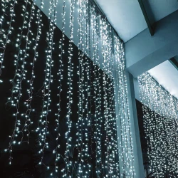 Κουρτίνα 480 Λαμπάκια LED Ψυχρό Λευκό 3mx3m IP44 ACA