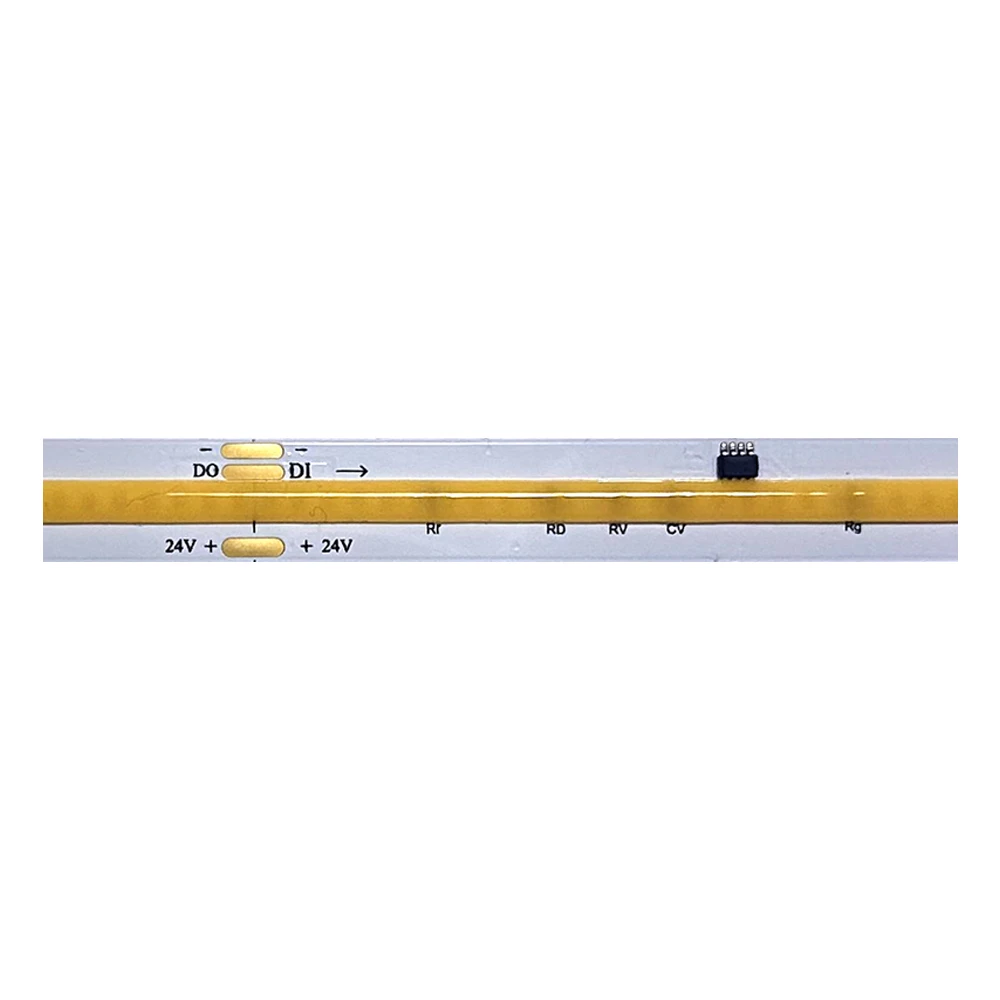 LED COB DIGITAL STRIP  24V DC 11W/M 4000K 1000LM/M IP20 10mm Ra90 420LEDS/M 5M REEL 3YRS - ACA