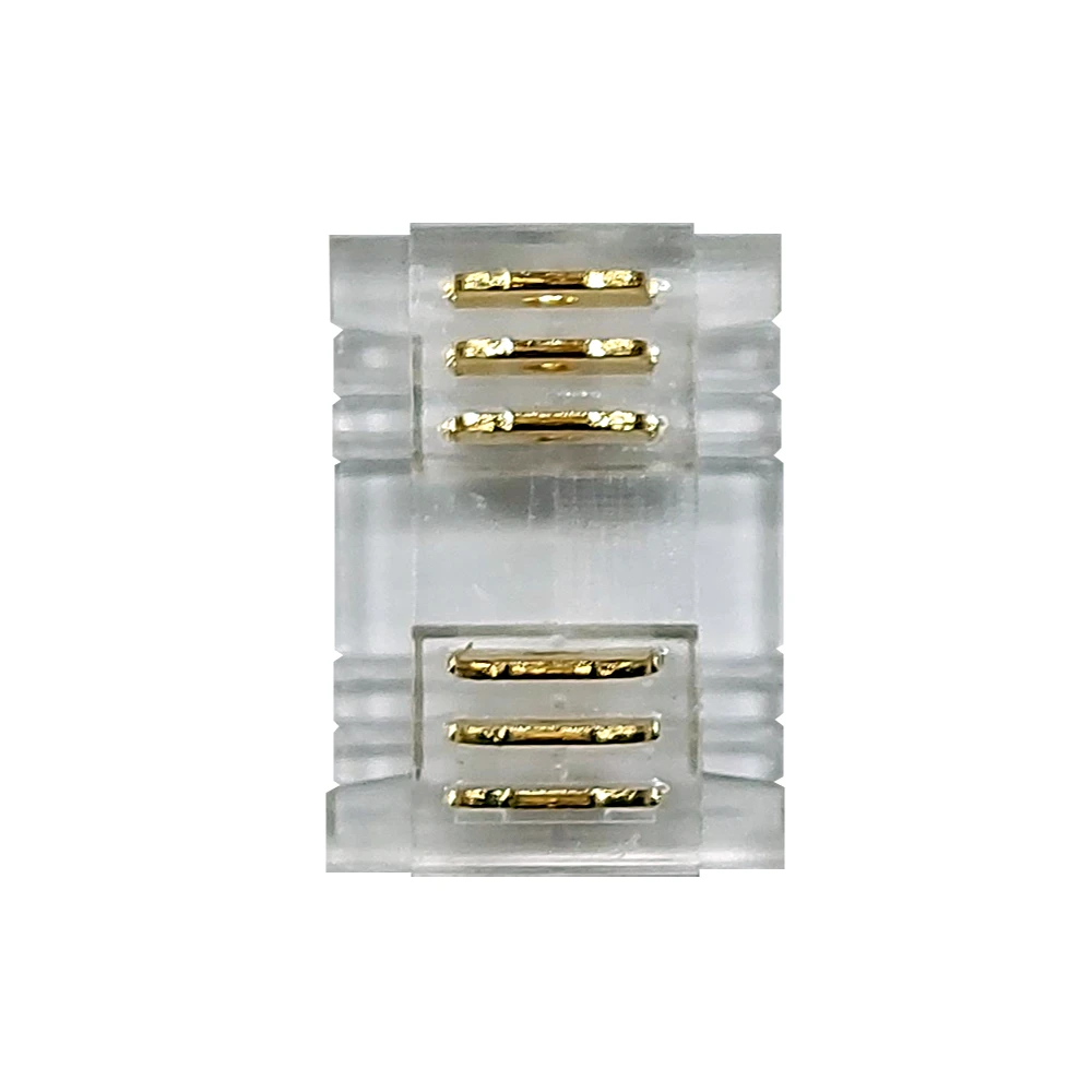 CONNECTOR FOR COB RGB CCT STRIP 12mm WIDTH PCB 6P WITHOUT DARK SEGMENTS ACA