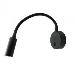 LED Απλίκα Σποτ Μεταλλική Σε Μαύρο Χρώμα 3W 190lm ALIS - ACA DECOR