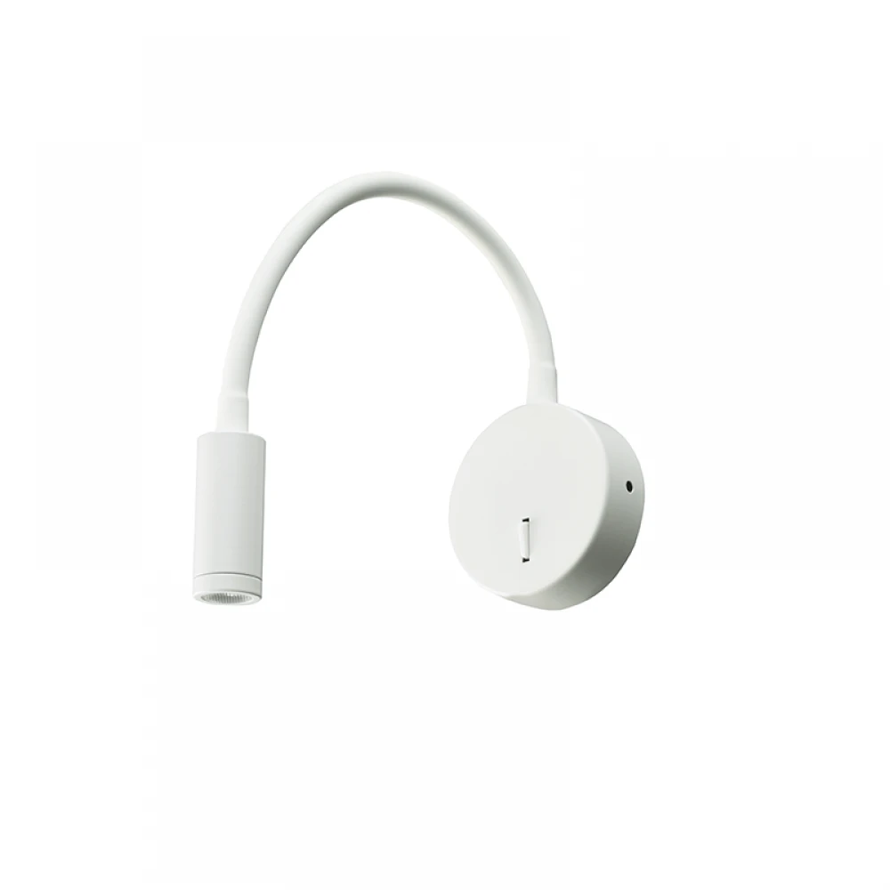 LED Απλίκα Σποτ Μεταλλική Σε Λευκό Χρώμα 3W 190lm ALIS - ACA DECOR
