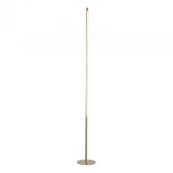 LED Φωτιστικό Δαπέδου Αλουμινίου Με Touch Dimmer Ορείχαλκος 18W 1440lm AVENUE - ACA Decor