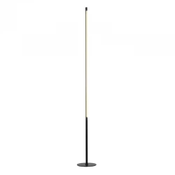 LED Φωτιστικό Δαπέδου Αλουμινίου Με Touch Dimmer Μαύρο 18W 1440lm AVENUE - ACA Decor