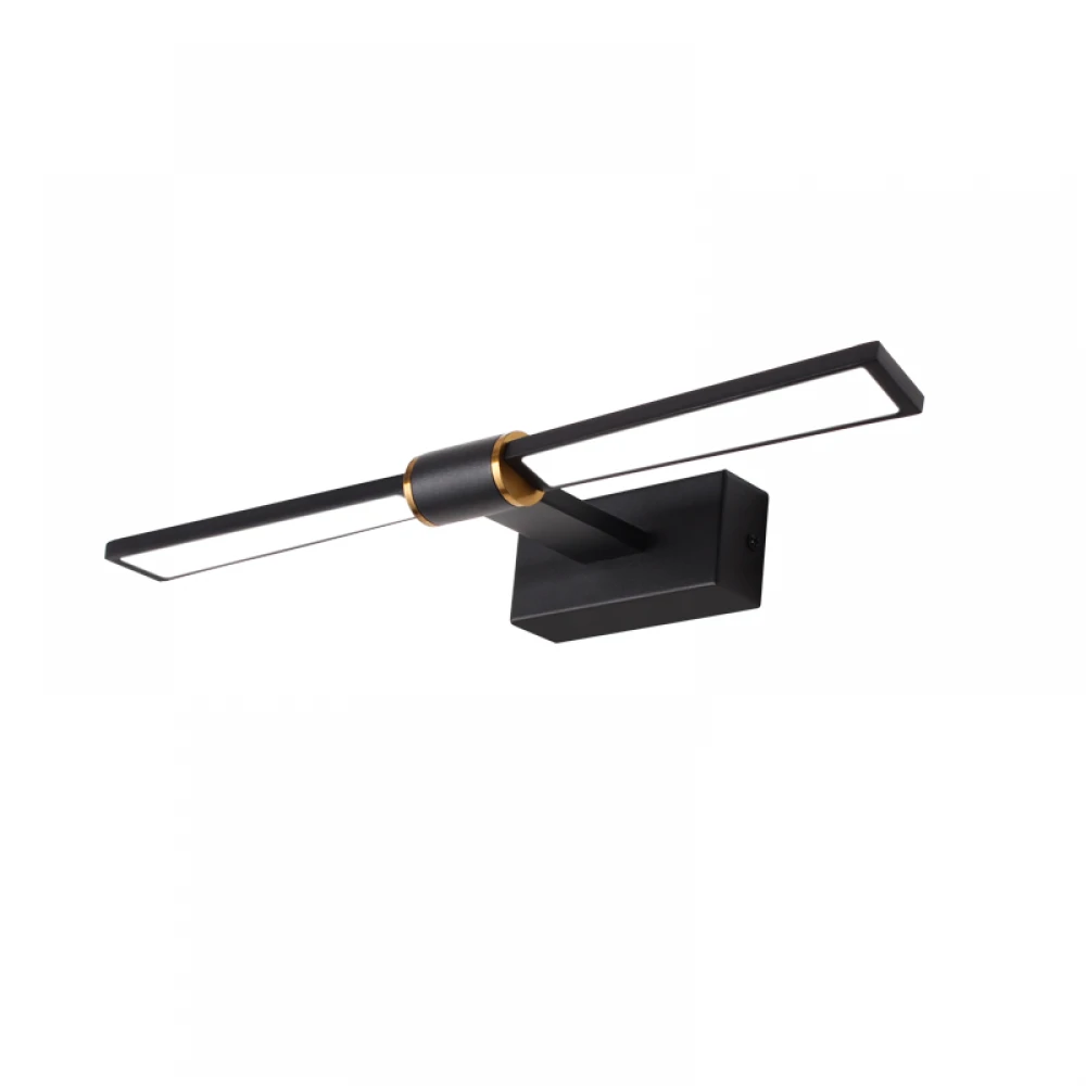 ΕΠΙΤΟΙΧΟ Φ/Σ LED 8W 520LM 3000K ΜΑΥΡΟ ΑΛΟΥΜΙΝΙΟ 410Χ140Χ55ΜΜ PAPIGION ACA