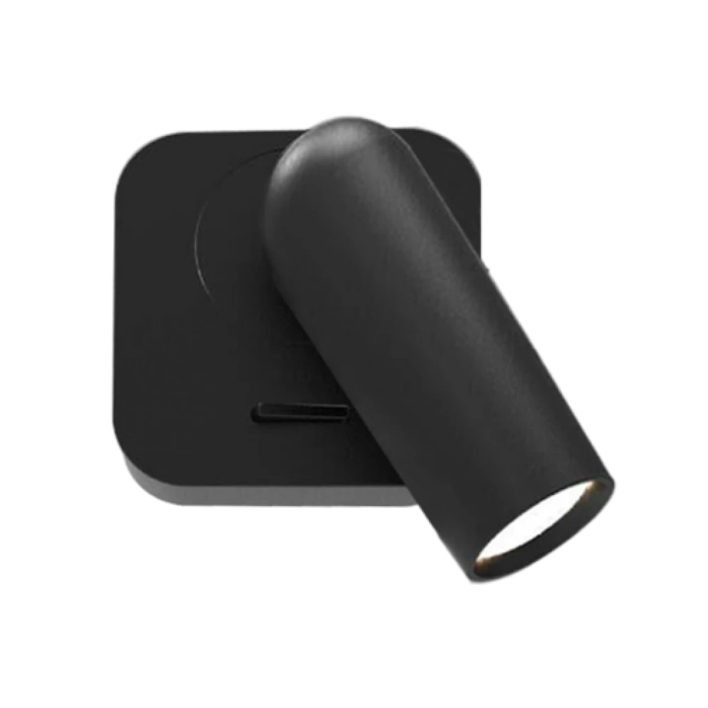 Απλίκα Ανάγνωσης Μεταλλική Σε Μαύρο Χρώμα 3W 150lm EMMA Viokef