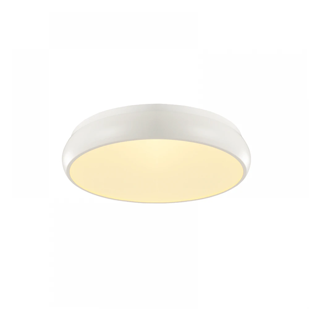 LED Πλαφονιέρα Μεταλλική Σε Λευκό Χρώμα Ø40cm 32W Osram Chip KALLISTA - ACA Decor