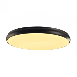 LED Πλαφονιέρα Μεταλλική Σε Μαύρο Χρώμα Ø80cm 70W Osram Chip KALLISTA - ACA Decor