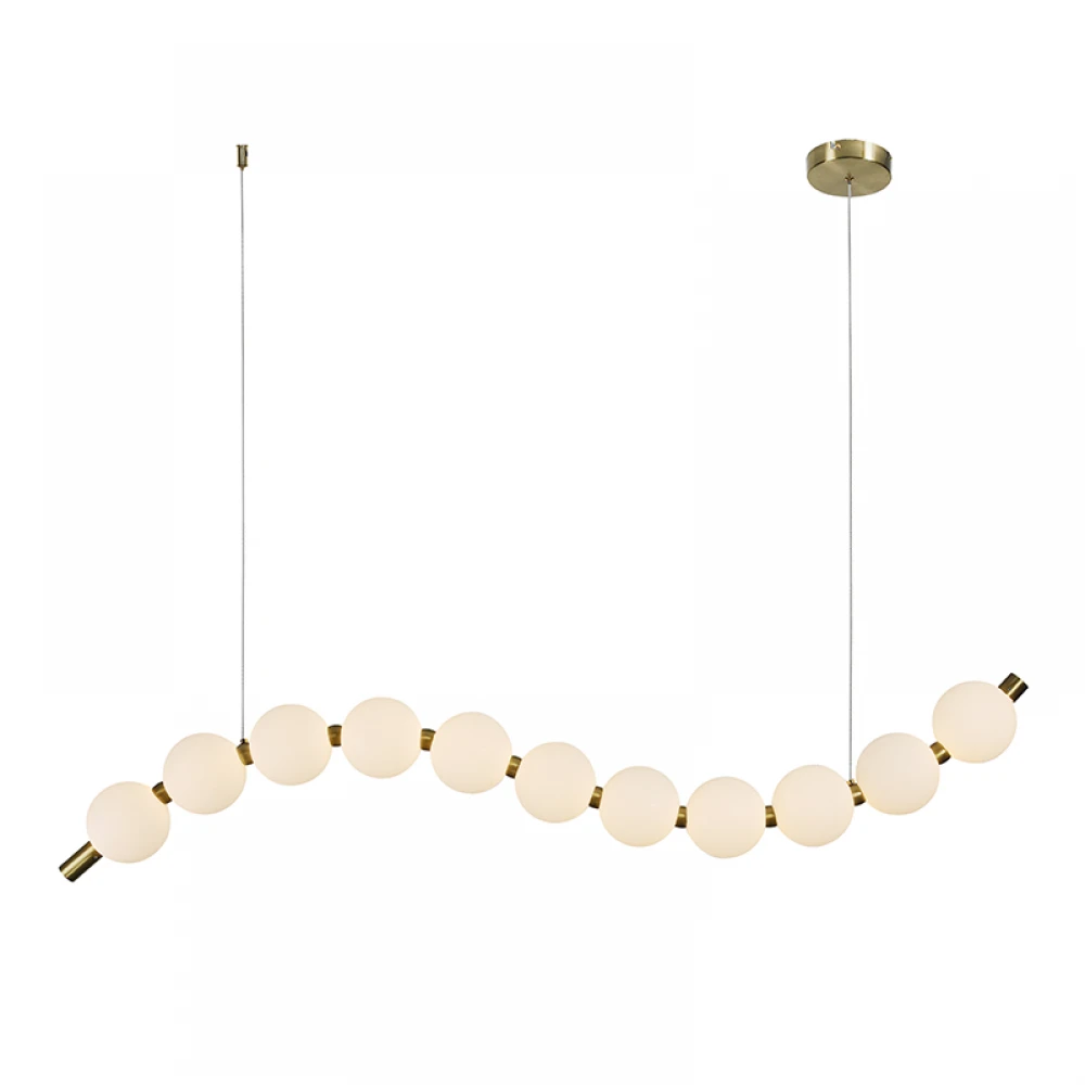 ΚΡΕΜΑΣΤΟ Φ/Σ LED 16W 1200LM 3000K IP20 ΧΡΥΣΟ ΑΛΟΥΜΙΝΙΟ + ΑΚΡΥΛΙΚΟ ACA