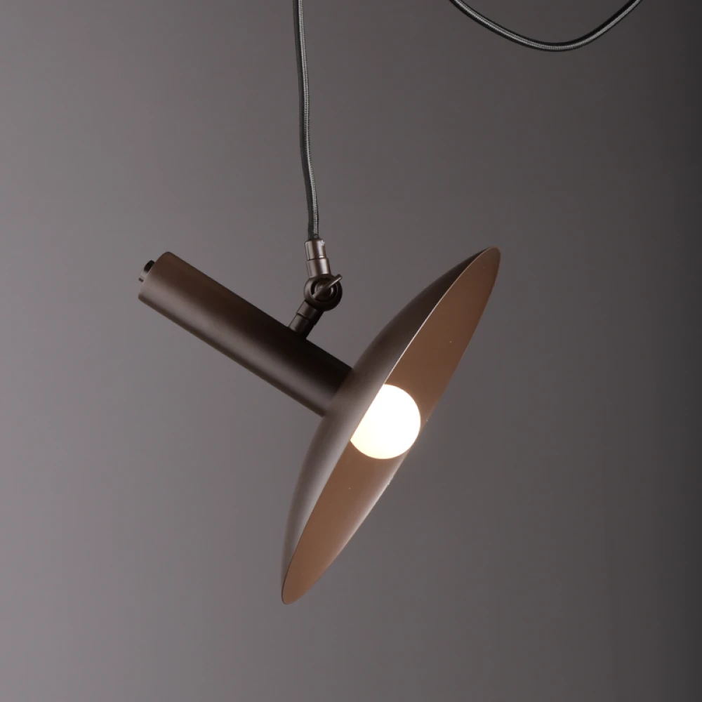 Κρεμαστό Φωτιστικό Μεταλλικό Καφέ 1XE14 WAKANDA - ACA DECOR