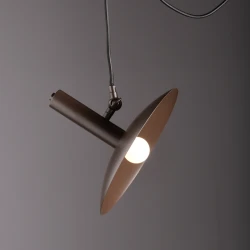 Κρεμαστό Φωτιστικό Μεταλλικό Καφέ 1XE14 WAKANDA - ACA DECOR