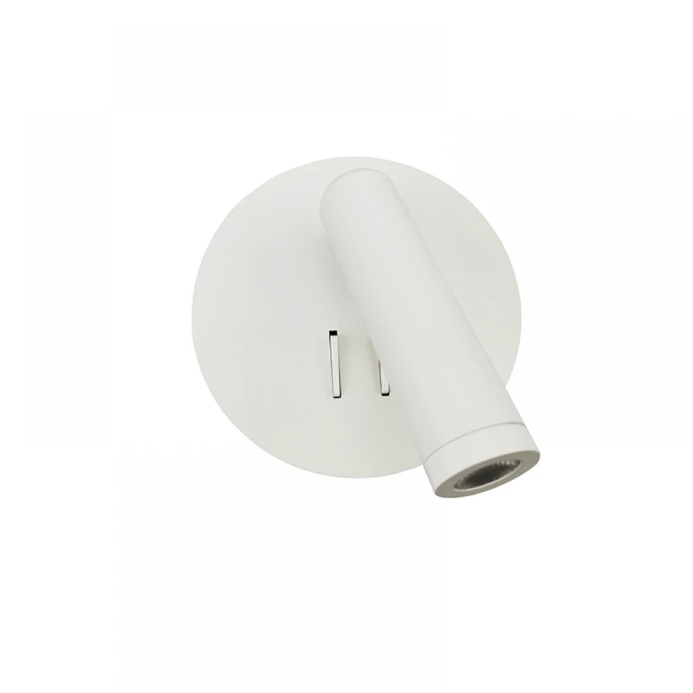 LED Απλίκα Μεταλλική Σε Λευκό Χρώμα 3W+4W 280lm ZEUS - ACA DECOR