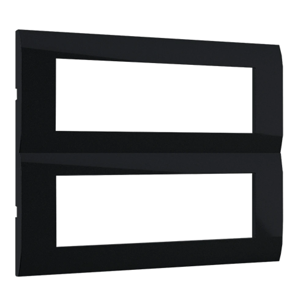 MODYS Πλαίσιο 2x7 ΣΤ. Μαύρο Ματ - Aca Elec