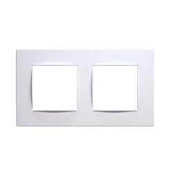 PRIME CLASSIC ΠΛΑΙΣΙΟ 2 ΘΕΣΕΩΝ IP20 ΛΕΥΚΟ ACA