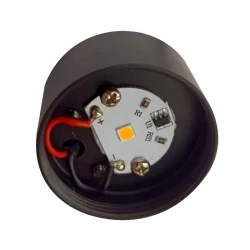 CAPISUR-ΣΠΟΤ ΜΑΥΡΟ ΑΛΟΥΜΙΝΙΟΥ ΧΩΡΙΣ ΦΑΚΟ ΚΑΙ ΠΡΟΣΟΨΗ LED SMD 2W 3000K 140LM IP20 Φ34Χ18MM 5 ΧΡ.ΕΓΓ. ACA