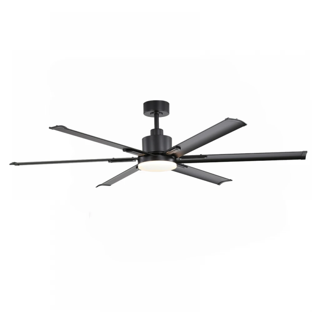 ΑΝΕΜΙΣΤΗΡΑΣ ΟΡΟΦΗΣ DIMMABLE DC45W Φ165 6 ΜΑΥΡΑ ΠΤΕΡΥΓΙΑ ΑΛΟΥΜΙΝΙΟΥ ΜΕ ΤΗΛΕΧΕΙΡΙΣΤΗΡΙΟ ΑΝΑΡΤ: 15&25ΕΚ ACA