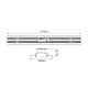 Γραμμικό φωτιστικό καμπάνα 100W 16000LM 5000K 30°x90° CRI 80 PHILLIPS LED SOSEN DRIVER - ACA