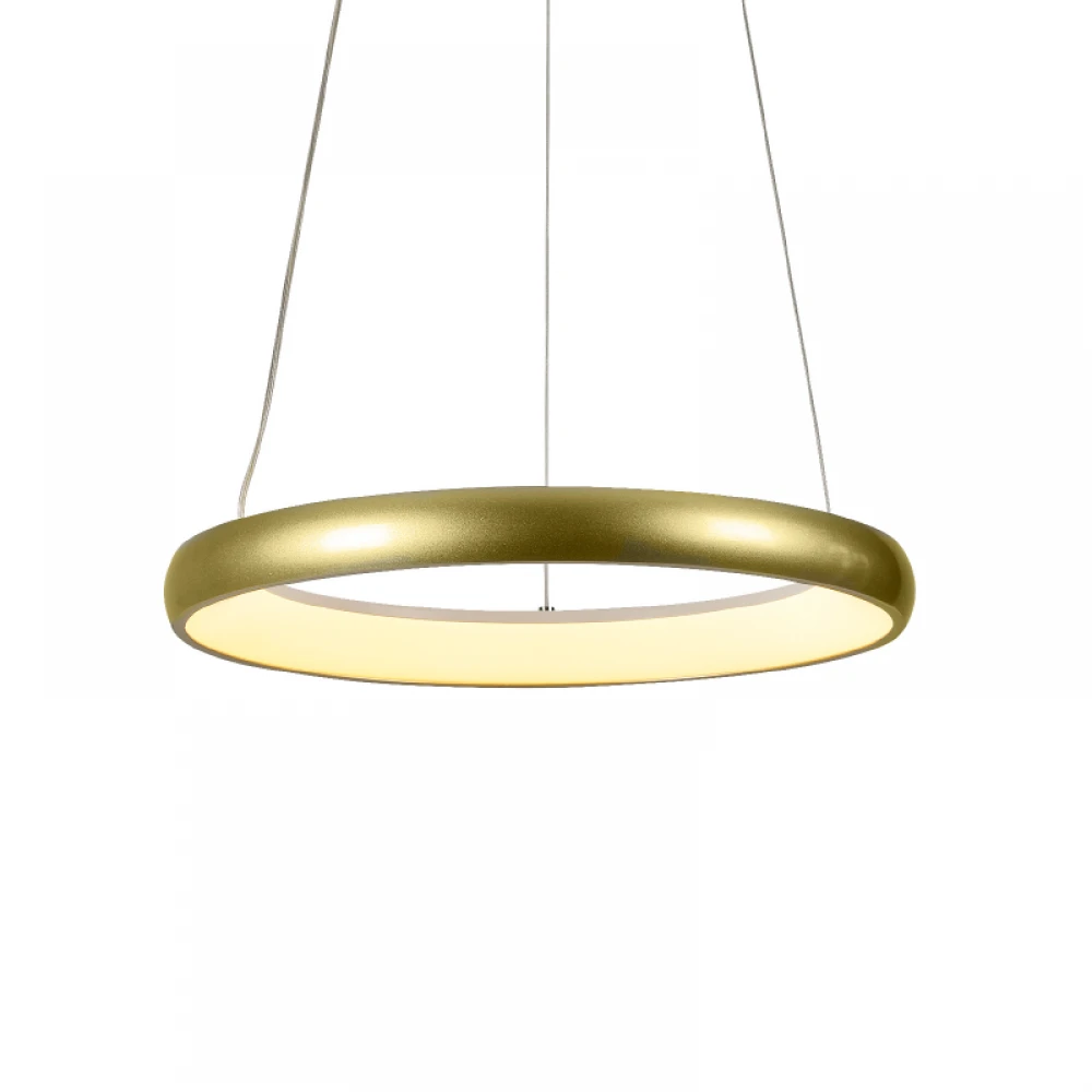 ΚΡΕΜΑΣΤΟ Φ/Σ LED 24W 1900LM CCT IP20 ΧΡΥΣΟ ΜΕΤΑΛΛΙΚΟ + ΑΚΡΥΛΙΚΟ - ACA
