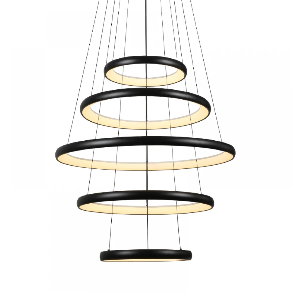 ΚΡΕΜΑΣΤΟ Φ/Σ LED 80W 6400LM CCT IP20 ΜΑΥΡΟ ΜΕΤΑΛΛΙΚΟ + ΑΚΡΥΛΙΚΟ ACA