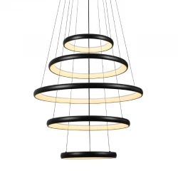 ΚΡΕΜΑΣΤΟ Φ/Σ LED 80W 6400LM CCT IP20 ΜΑΥΡΟ ΜΕΤΑΛΛΙΚΟ + ΑΚΡΥΛΙΚΟ ACA