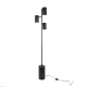 ΔΑΠΕΔΟΥ ΜΑΥΡΟ ΜΕΤΑΛΛΟ D15*H165cm 3ΧΕ27 KENNETH ACA