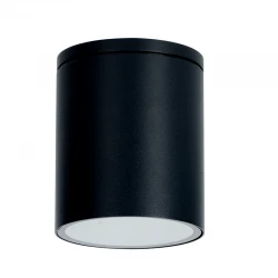 GU10 ROUND CEILING LUMINAIRE 230V AC BLACK IP65 GU10 MAX.35W ACA