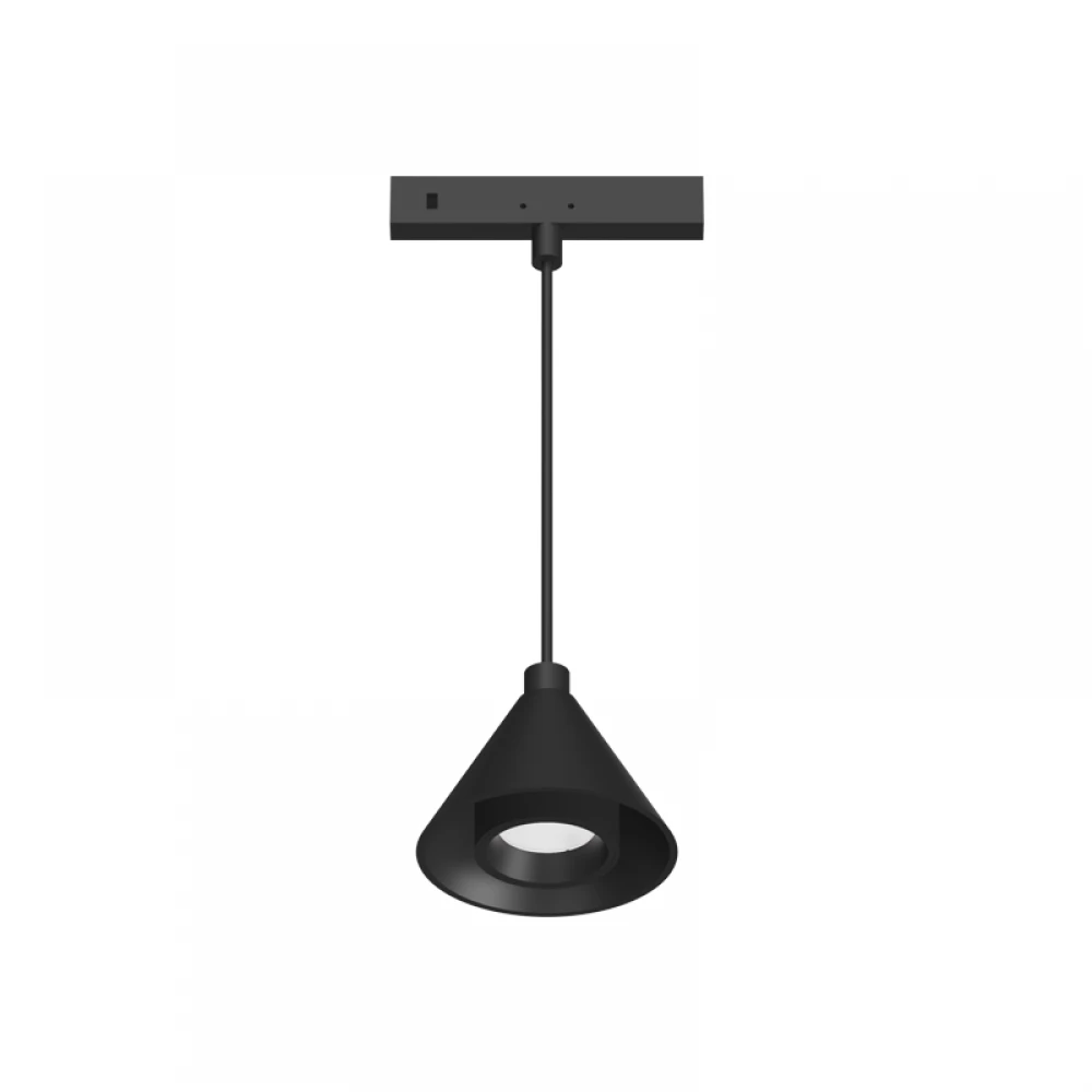 ΜΙΝΙ ΜΑΥΡΟ ΜΑΓΝΗΤΙΚΟ ΚΡΕΜΑΣΤΟ ΦΩΤΙΣΤΙΚΟ 24V DC 2W 4000K 170LM 36° RA90 5YRS Φ45*35,5(1000)ΜΜ ACA