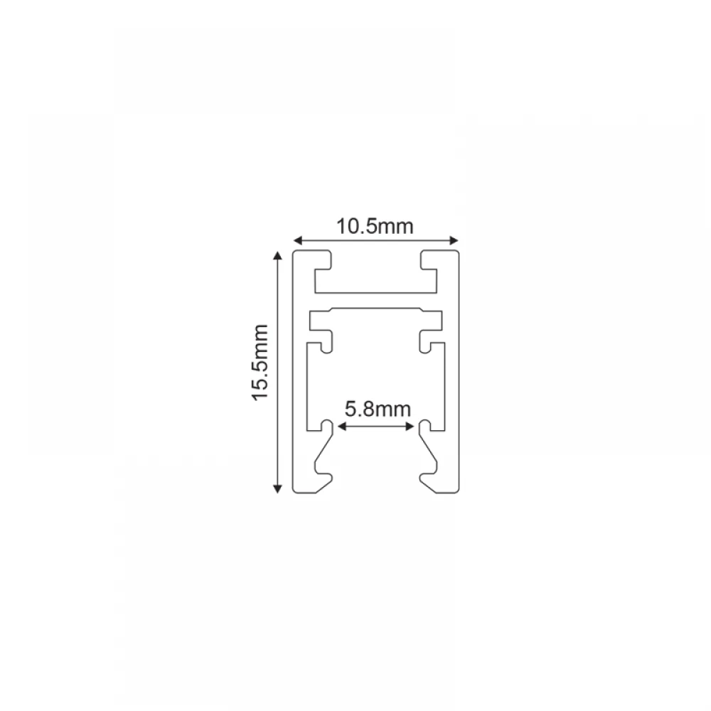 ΜΙΝΙ ΜΑΓΝΗΤΙΚΗ ΡΑΓΑ ΟΡΟΦΗΣ/ΚΡΕΜΑΣΤΗ 24V DC 3Μ ΜΑΥΡΗ ACA