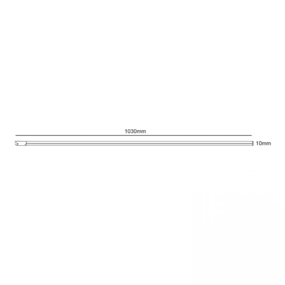 ΜΙΝΙ ΝΕΟΝ ΜΑΓΝΗΤΙΚΟ ΦΩΤΙΣΤΙΚΟ 24V DC 12W 4000K 400LM 110° RA90 5YRS L1030ΜΜ ACA