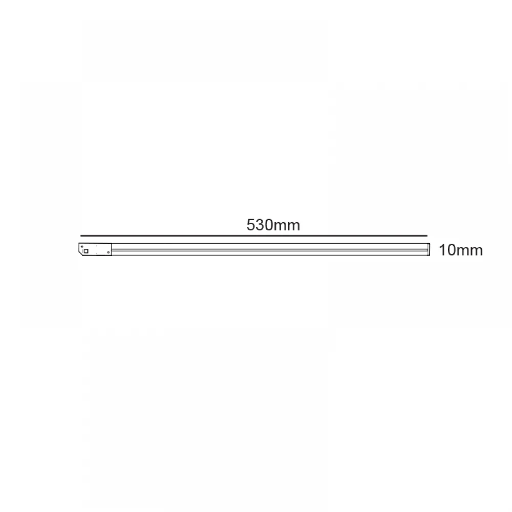 ΜΙΝΙ ΝΕΟΝ ΜΑΓΝΗΤΙΚΟ ΦΩΤΙΣΤΙΚΟ 24V DC 6W 3000K 180LM 110° RA90 5YRS L530ΜΜ ACA