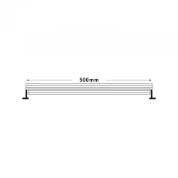 LED WALLWASHER 36W, 2880lm, 4000K,  15° x 60°, 1m, IP66, 3 years warranty with fast connectors ACA