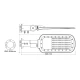 LED STREET LUMINAIRE 20W 2800LM 4000K 140x90˚ CLASS I 230V AC IP66 ACA