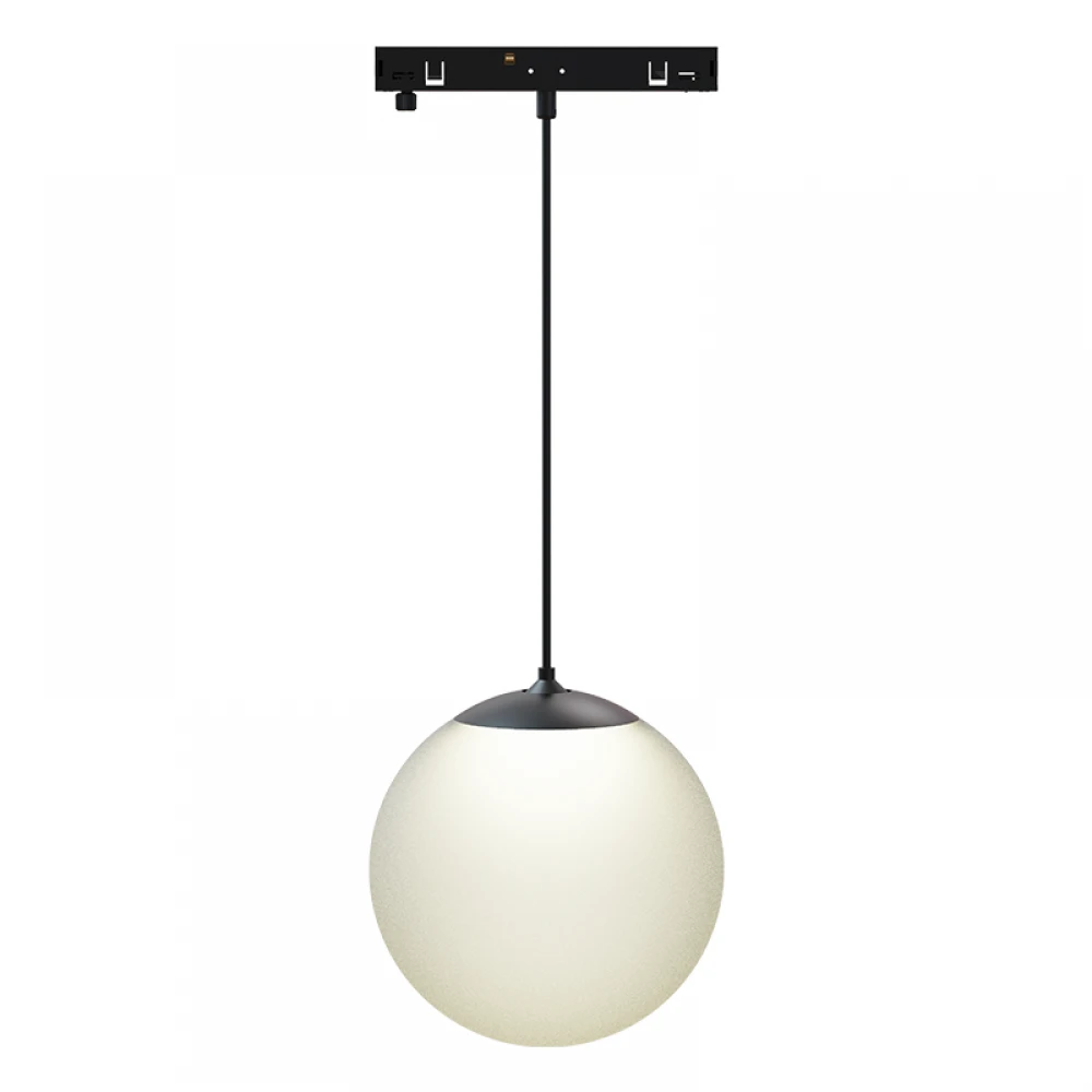 ΜΙΝΙ ΜΑΥΡΟ ΜΑΓΝΗΤΙΚΟ ΚΡΕΜΑΣΤΟ ΦΩΤΙΣΤΙΚΟ 24V DC 7W 3000K 650LM 230° RA90 5YRS Φ100Χ1000ΜΜ ΟΠΑΛ ΓΥΑΛΙ - ACA