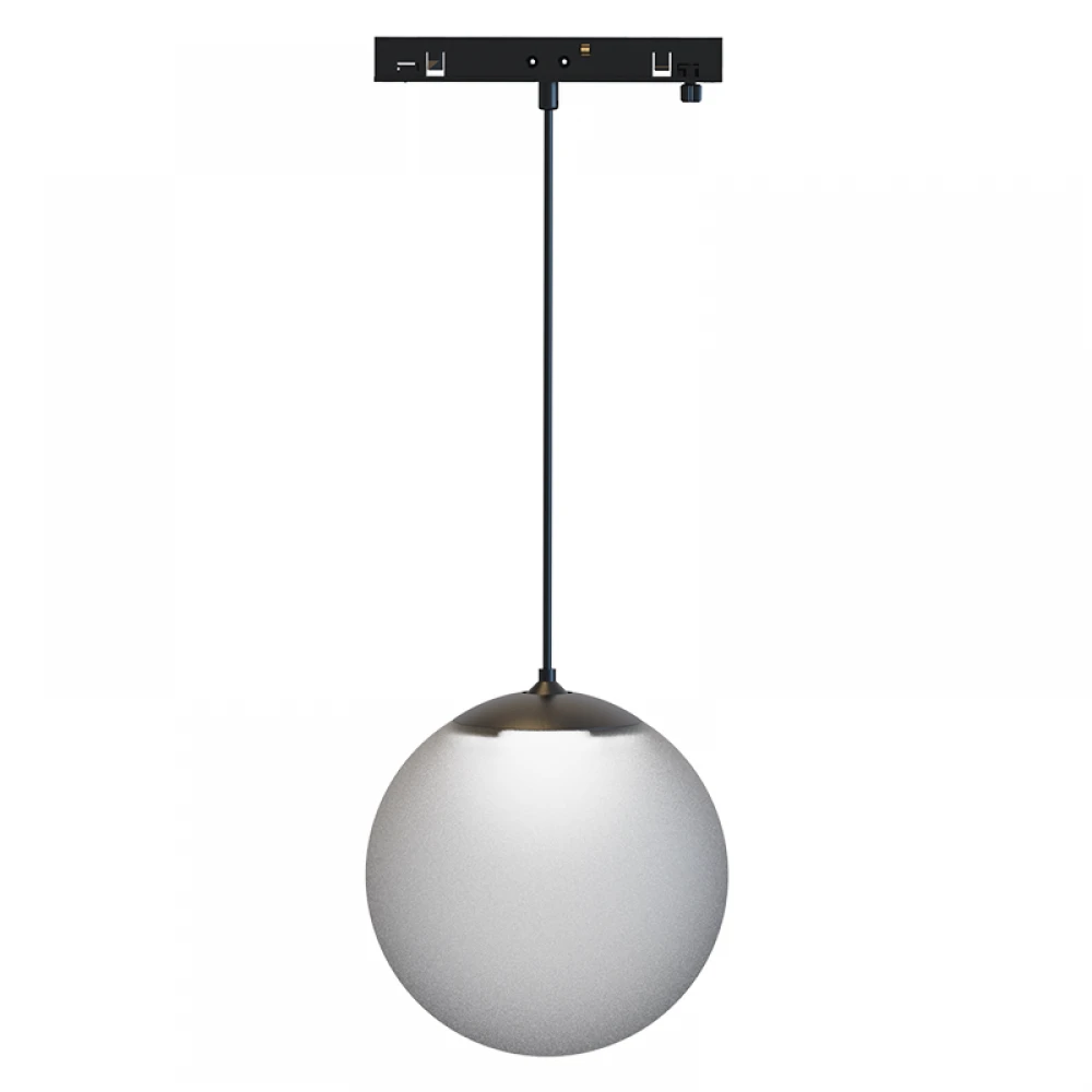 ΜΙΝΙ ΜΑΥΡΟ ΜΑΓΝΗΤΙΚΟ ΚΡΕΜΑΣΤΟ ΦΩΤΙΣΤΙΚΟ 24V DC 7W 4000K 670LM 230° RA90 5YRS Φ100Χ1000ΜΜ ΟΠΑΛ ΓΥΑΛΙ - ACA