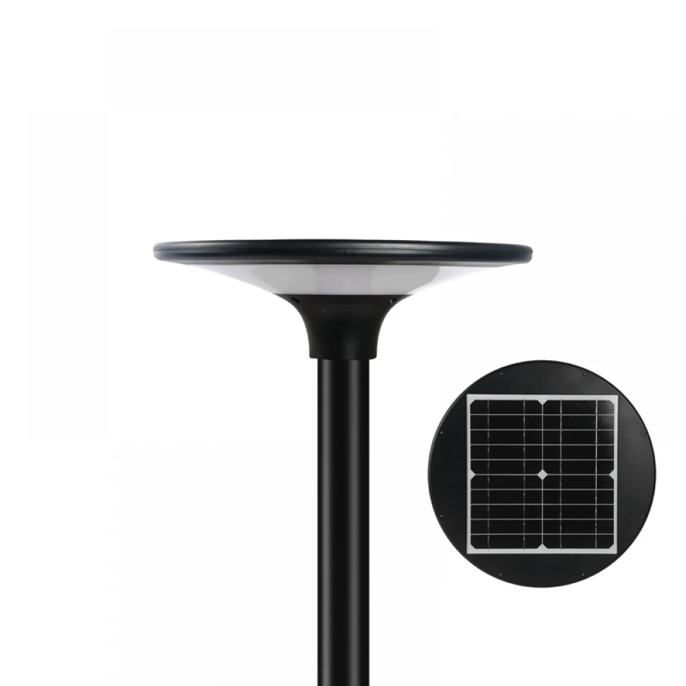 Φωτιστικό αστικού με Φ/Β πάνελ 20W DIP-SWITCH CCT 3000K-4000K 2100LM RA80 IP65 - ACA