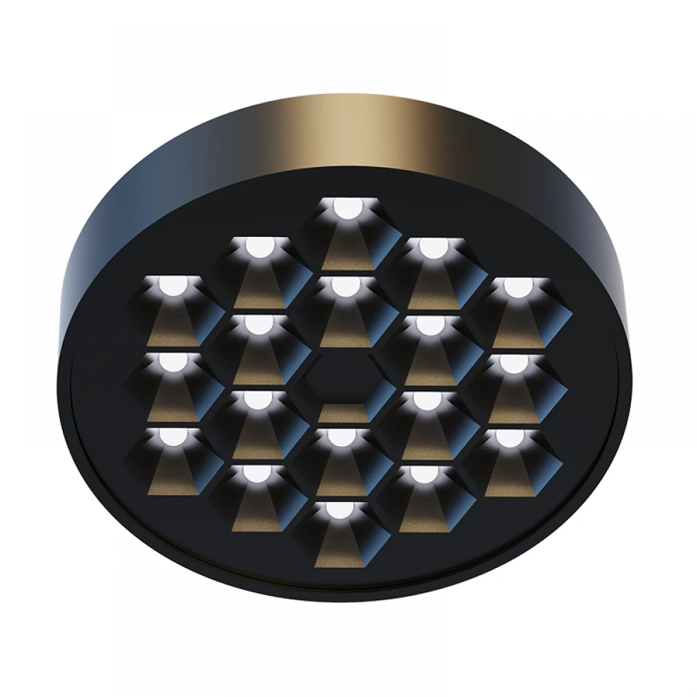 ΜΙΝΙ ΜΑΥΡΟ ΜΑΓΝΗΤΙΚΟ ΣΠΟΤ 24V DC 10W 4000K 690LM 50° RA90 5YRS Φ97*32ΜΜ - ACA