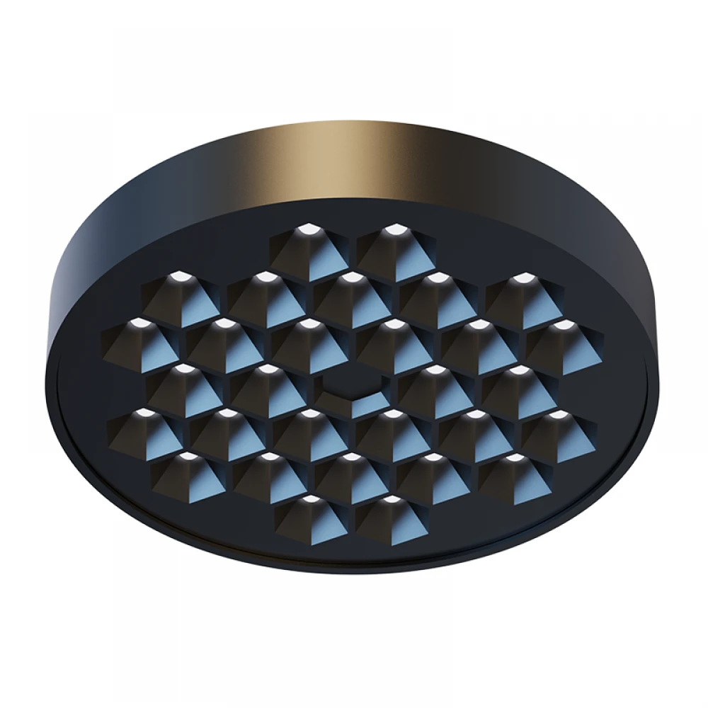 ΜΙΝΙ ΜΑΥΡΟ ΜΑΓΝΗΤΙΚΟ ΣΠΟΤ 24V DC 15W 3000K 950LM 50° RA90 5YRS Φ122*32ΜΜ - ACA