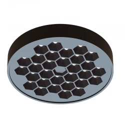 ΜΙΝΙ ΜΑΥΡΟ ΜΑΓΝΗΤΙΚΟ ΣΠΟΤ 24V DC 15W 4000K 1100LM 50° RA90 5YRS Φ122*32ΜΜ - ACA