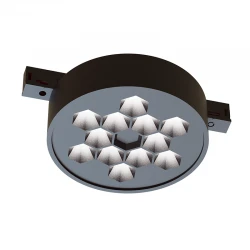ΜΙΝΙ ΜΑΥΡΟ ΜΑΓΝΗΤΙΚΟ ΣΠΟΤ 24V DC 5W 4000K 300LM 50° RA90 5YRS Φ71*32ΜΜ - ACA