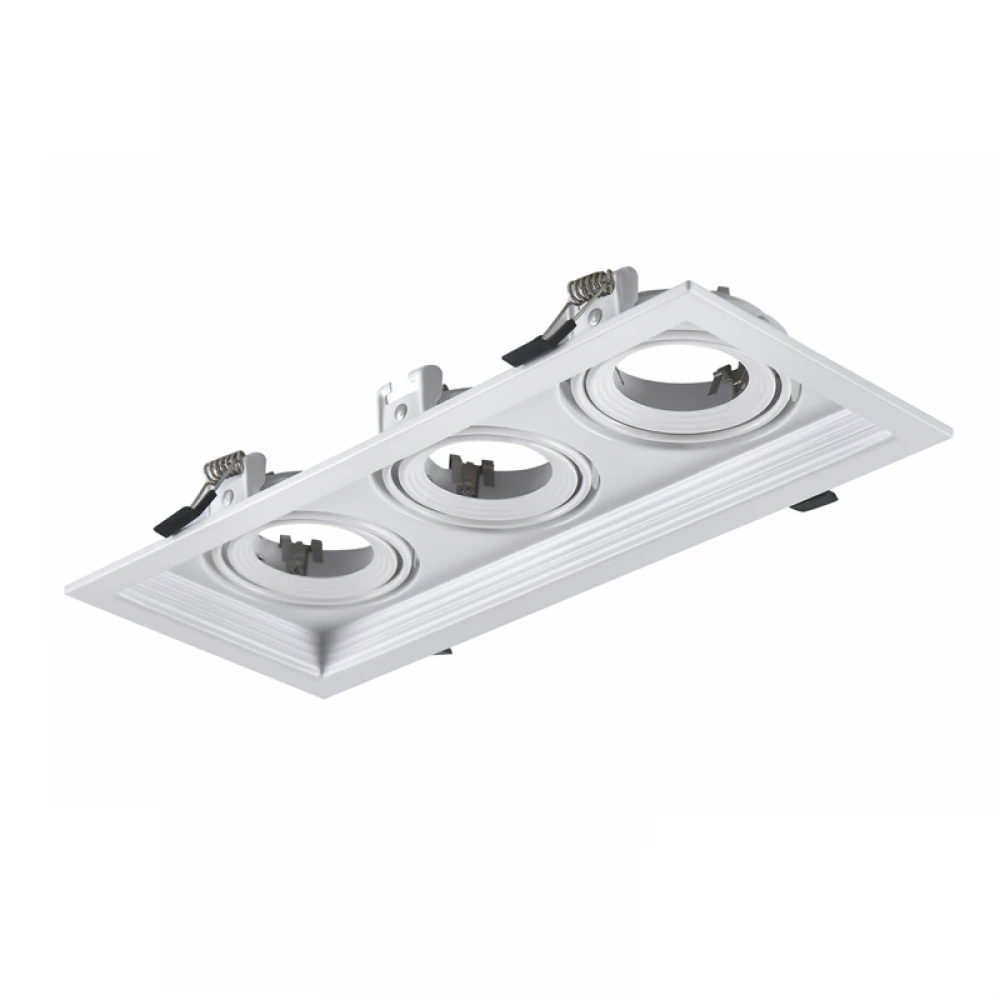 WHITE COLOR SPOT 3xGU10 130x320 ACA