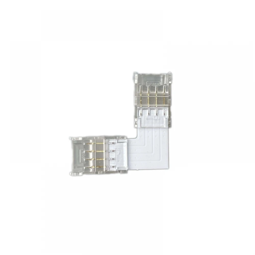 ΣΥΝΔΕΣΜΟΣ 90° ΓΙΑ 10mm RGB 5050 LED ΛΩΡΙΔΑ - Aca Lighting