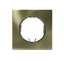 Χωνευτό Τετράγωνο Σταθερό Σπότ MR11 Μπρονζέ ACA