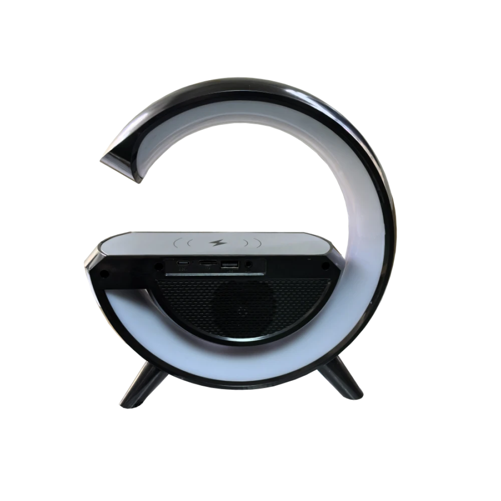 ΕΠΙΤΡΑΠΕΖΙΟ ΕΠΑΝΑΦΟΡΤΙΖΟΜΕΝΟ RGB ΦΩΤΙΣΤΙΚΟ LED BLUETOOTH ΜΑΥΡΟ - Atman