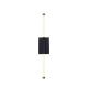 LED ΑΠΛΙΚΑ TOIXOY ΜΑΥΡΟ+ΧΡΥΣΟ 7W Atman