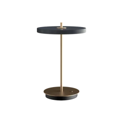 LED Πορτατίφ Μπαταρίας Επαναφορτιζόμενο Asteria Move Anthracite Grey Dimmable by UMAGE