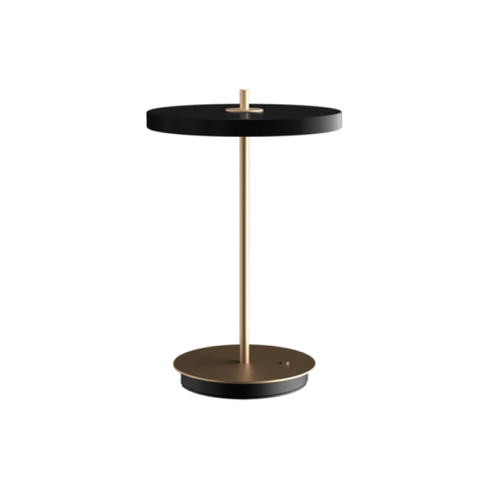 LED Πορτατίφ Μπαταρίας Επαναφορτιζόμενο Asteria Move Black Dimmable by UMAGE