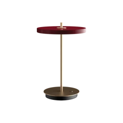 LED Πορτατίφ Μπαταρίας Επαναφορτιζόμενο Asteria Move Ruby Red Dimmable by UMAGE
